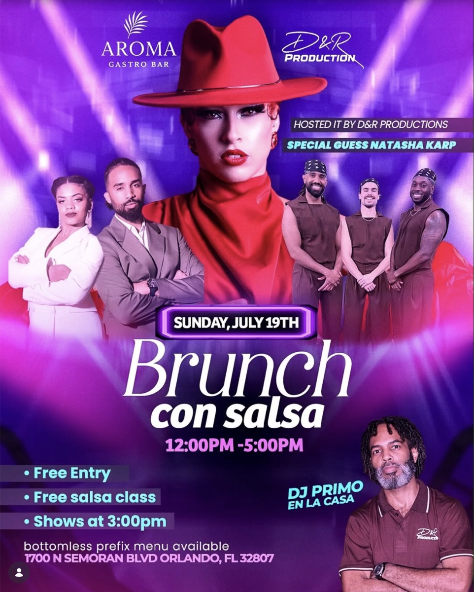 Brunch con Salsa flyer — Sunday July 19