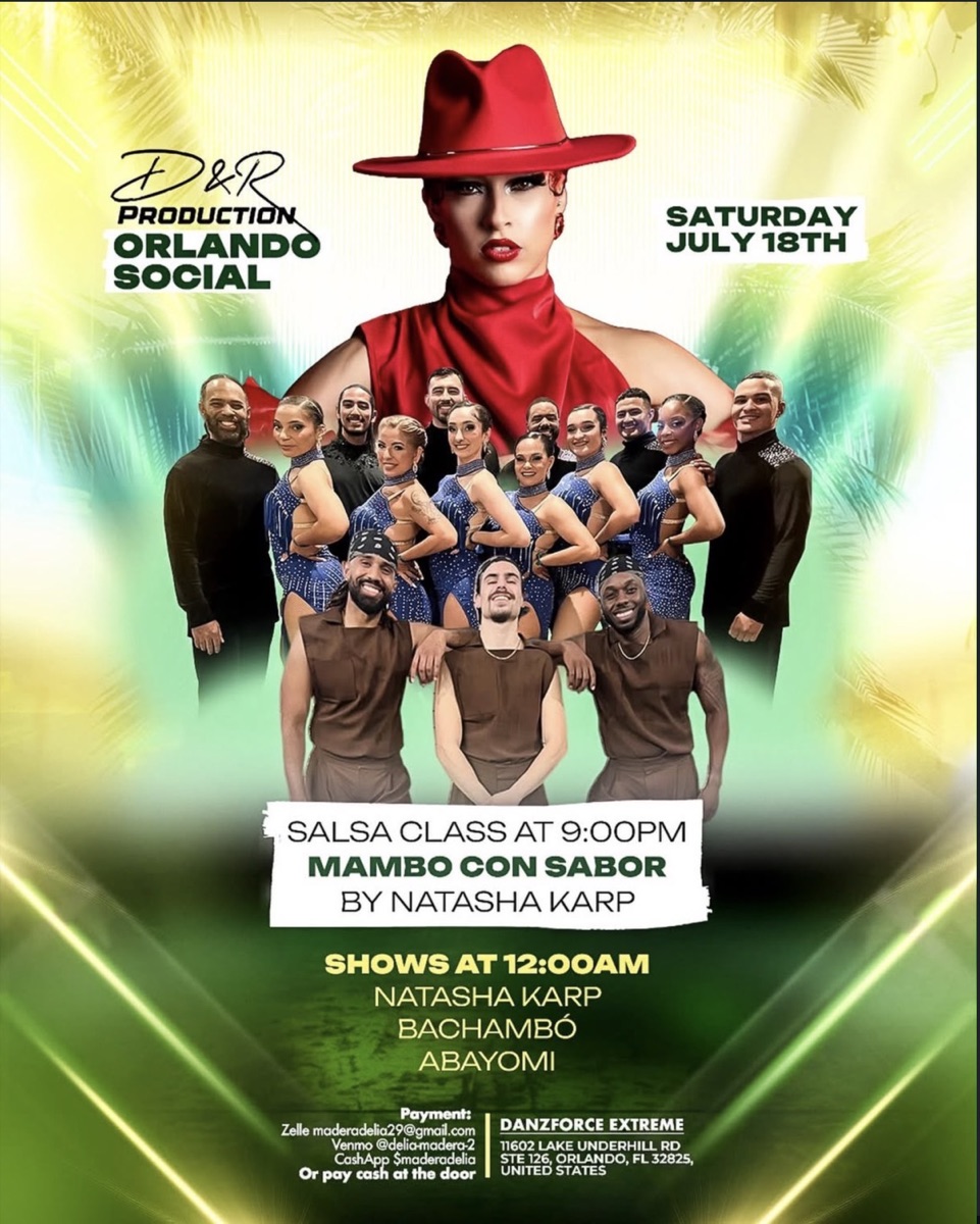 D&R Orlando Social flyer — Saturday July 18